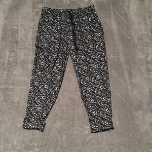 Women's Leggings Black/Gray/White, Size XL Soft - Cuffed Ankle Comfy